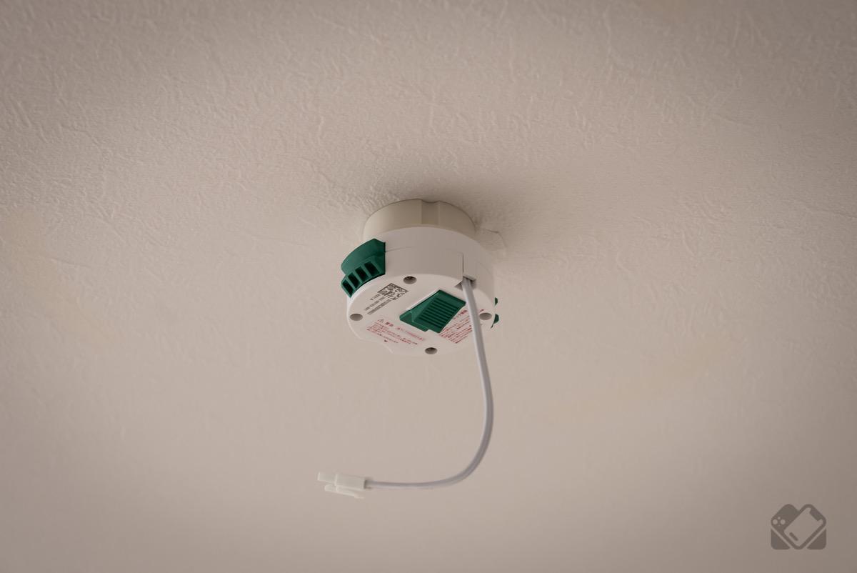 付属の引掛シーリング用専用アダプター
